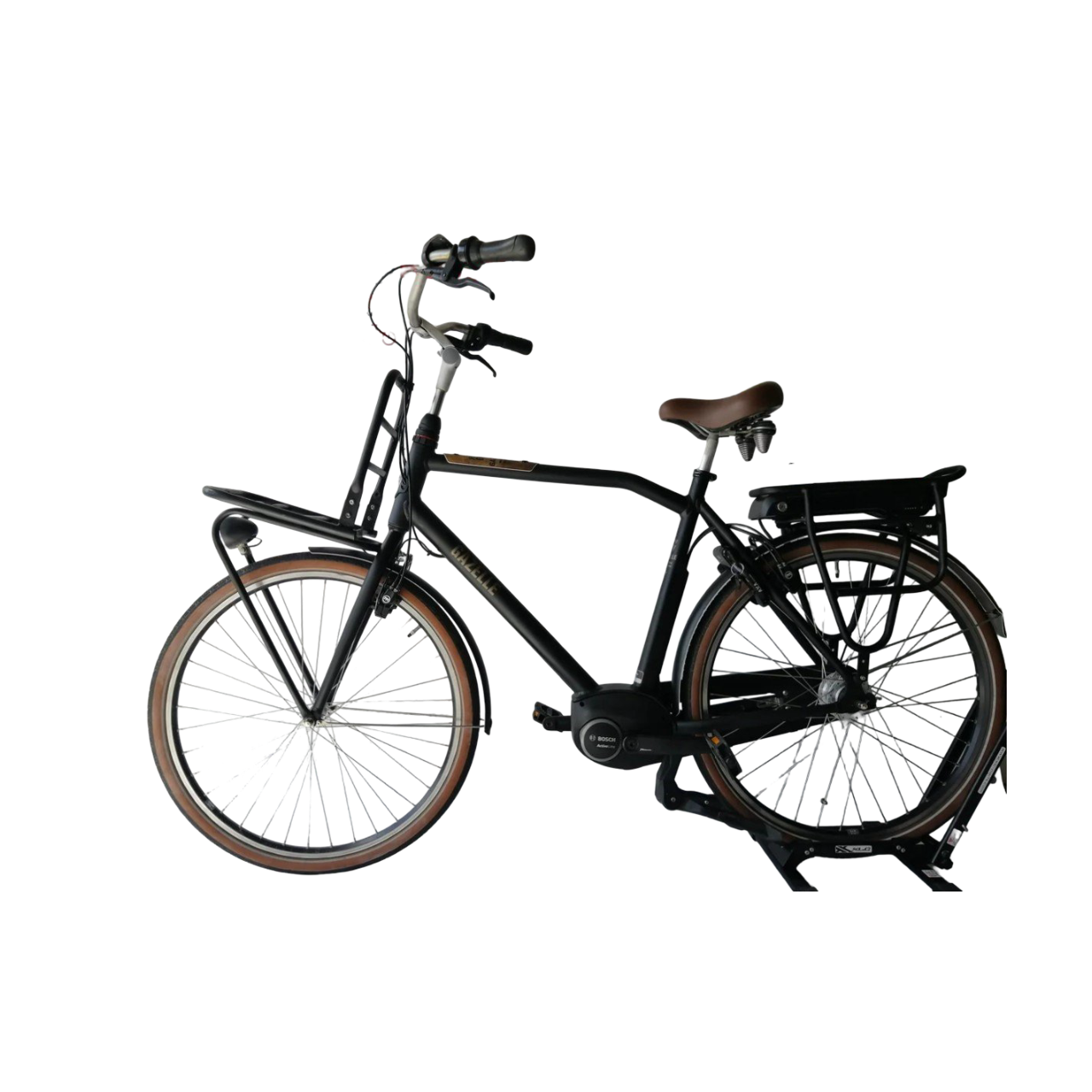 Gazelle Heavy Duty Bosch Active Line Middenmotor Heren Zwart 59cm