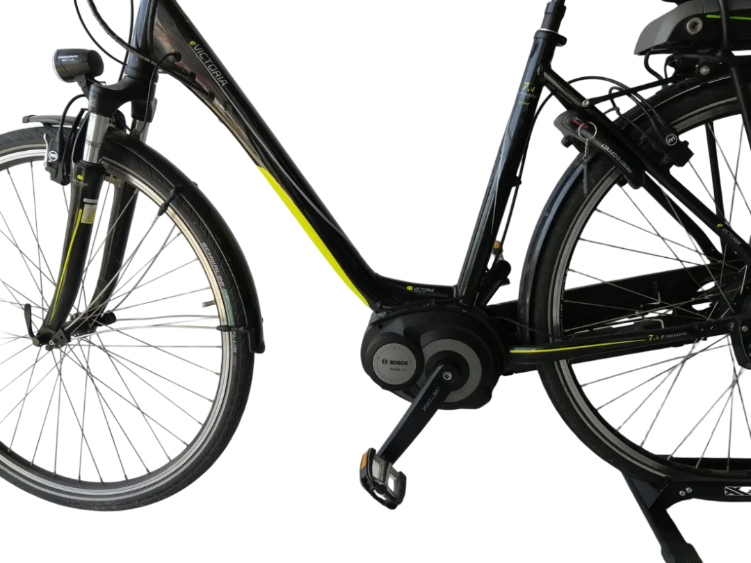 Victoria E-Trekking 7.4 Bosch Act Line Middenmotor Lage instap Zwart 51cm