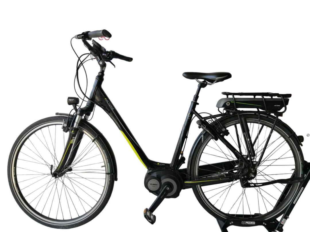 Victoria E-Trekking 7.4 Bosch Act Line Middenmotor Lage instap Zwart 51cm