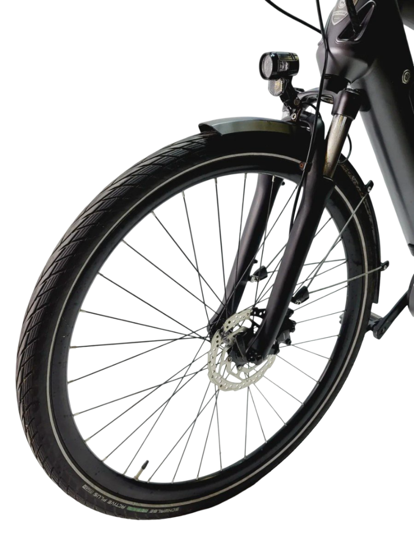Brinckers Granville Bosch Active Line Plus Middenmotor Heren Donkergrijs 55cm M