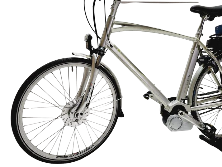 Dutch ID Cruiser N8 Bosch Classic Line Middenmotor Heren Zilver 58cm L
