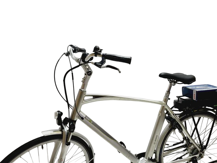 Dutch ID Cruiser N8 Bosch Classic Line Middenmotor Heren Zilver 58cm L