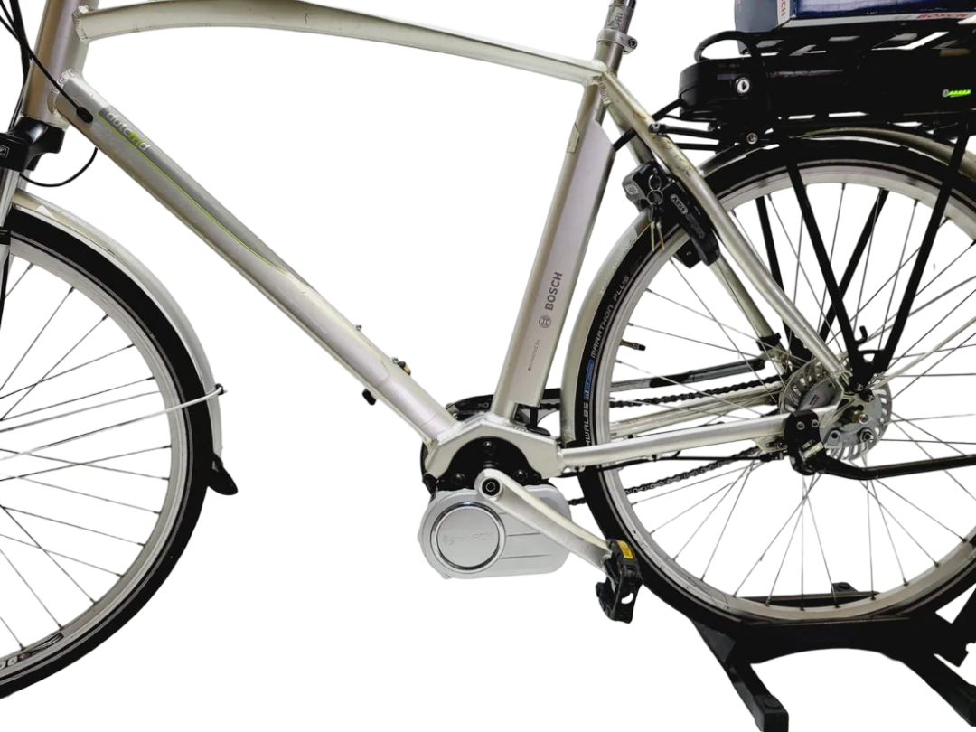 Dutch ID Cruiser N8 Bosch Classic Line Middenmotor Heren Zilver 58cm L