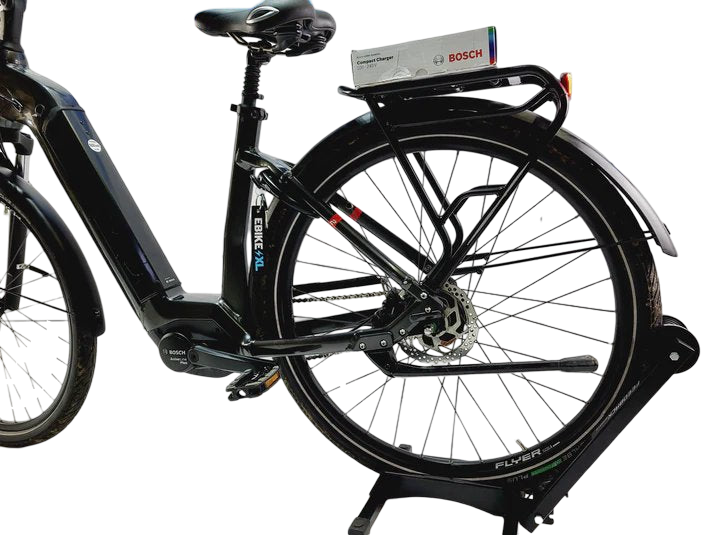 Flyer Gotour 2 Bosch Act line Plus Middenmotor Lage instap Zwart 42cm S