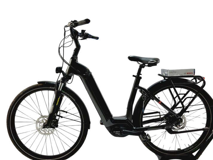 Flyer Gotour 2 Bosch Act line Plus Middenmotor Lage instap Zwart 42cm S
