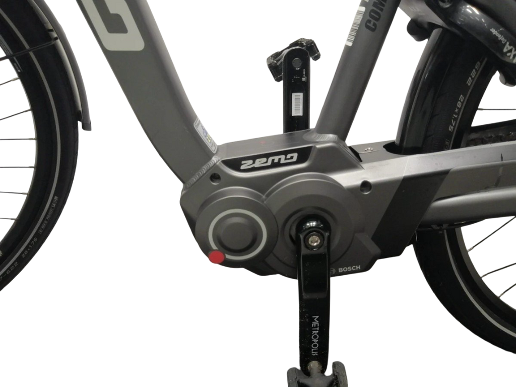 DEMO Zemo ZE 10 Nuvinci Harmony Bosch Perf Line Middenmotor Lage instap Zilver 46cm