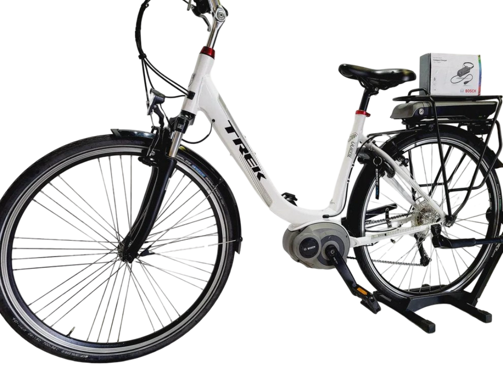 Trek TM400+ Bosch Active Line Middenmotor Lage instap Wit 50cm