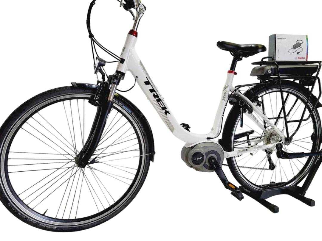 Trek TM400+ Bosch Active Line Middenmotor Lage instap Wit 50cm