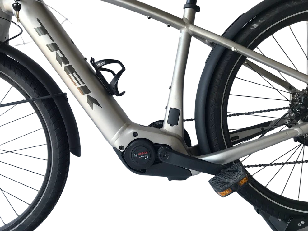 Trek ALLANT +8 Bosch perf Line CX 625Wh! Heren Zilver 44cm