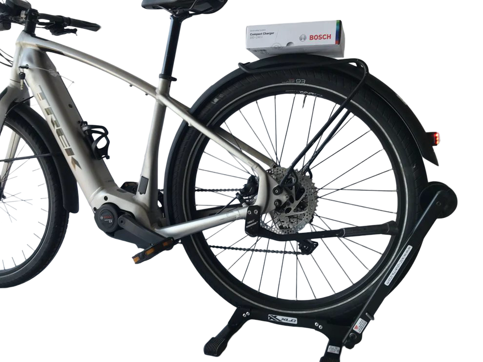 Trek ALLANT +8 Bosch perf Line CX 625Wh! Heren Zilver 44cm