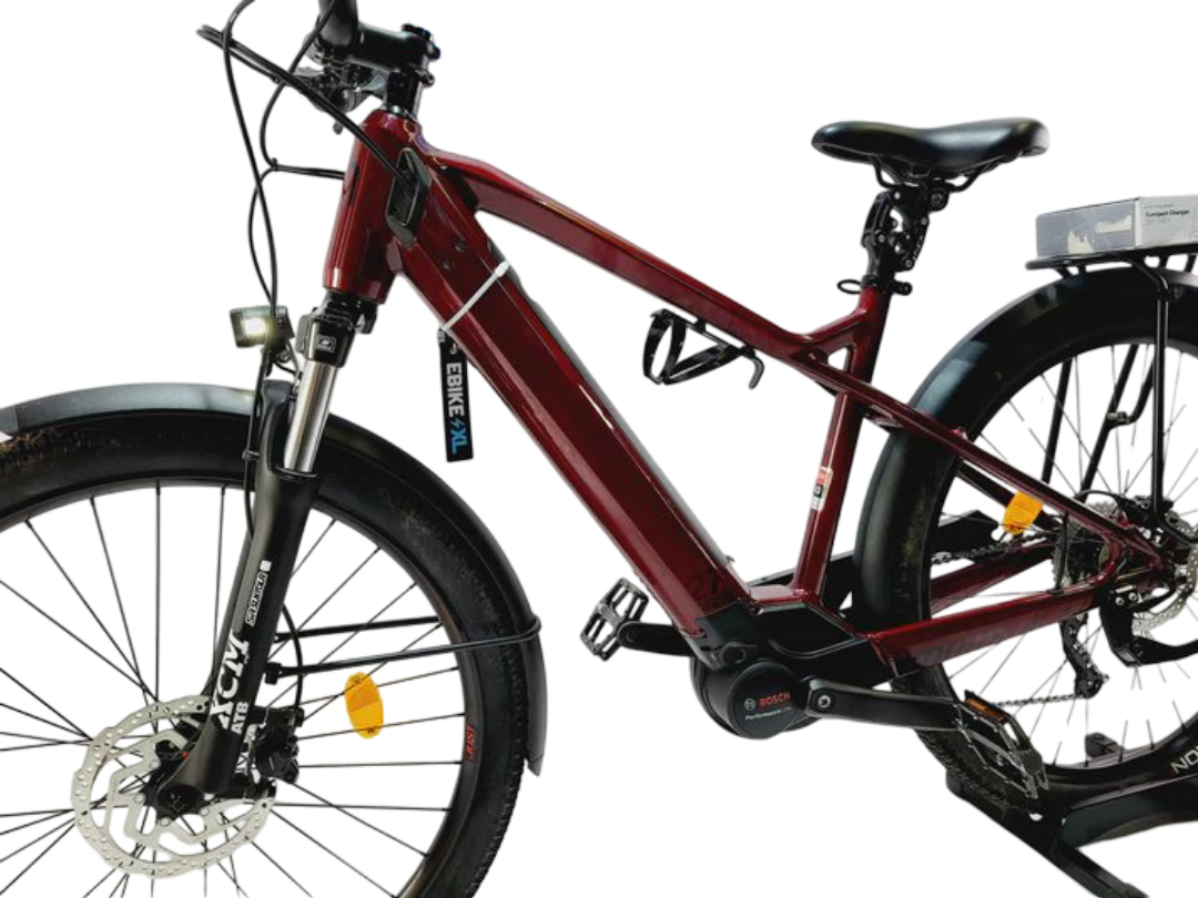 Moustache Samedi 27 Xroad Bosch Performance Line Middenmotor Mixed Rood 47cm