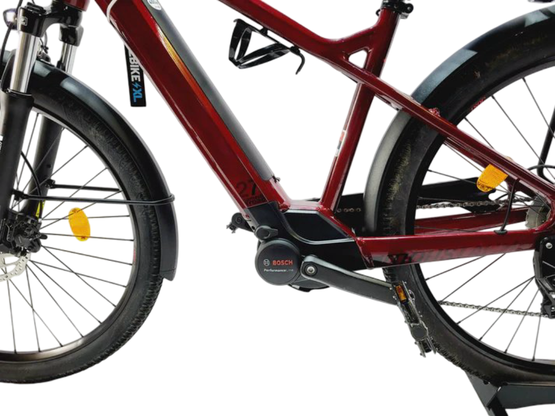 Moustache Samedi 27 Xroad Bosch Performance Line Middenmotor Mixed Rood 47cm