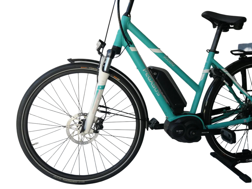 Pegasus Solero E8 Bosch Act Line Plus Middenmotor Lage instap Aaquamarijn 50cm