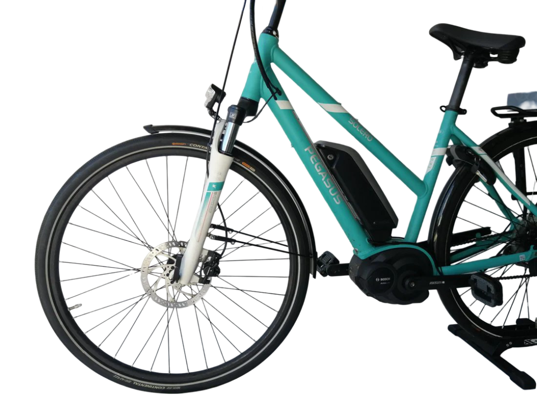 Pegasus Solero E8 Bosch Act Line Plus Middenmotor Lage instap Aaquamarijn 50cm
