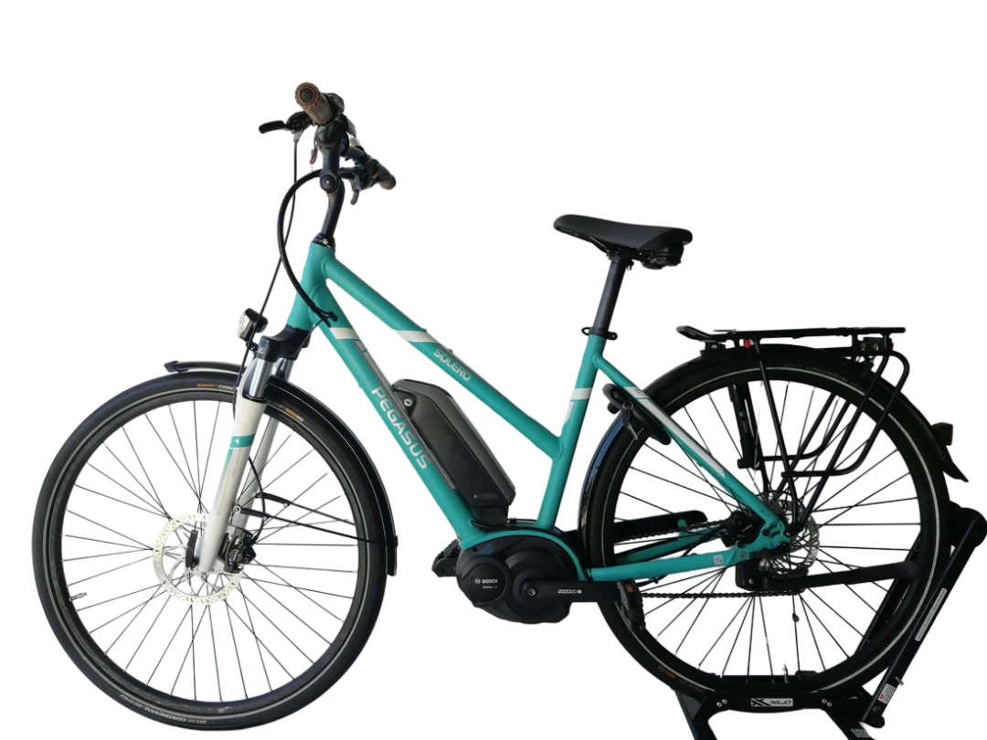Pegasus Solero E8 Bosch Act Line Plus Middenmotor Lage instap Aaquamarijn 50cm