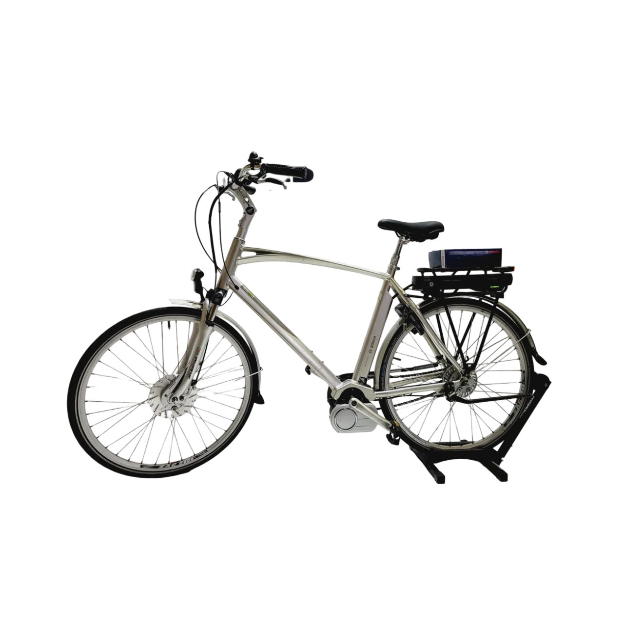Dutch ID Cruiser N8 Bosch Classic Line Middenmotor Heren Zilver 58cm L