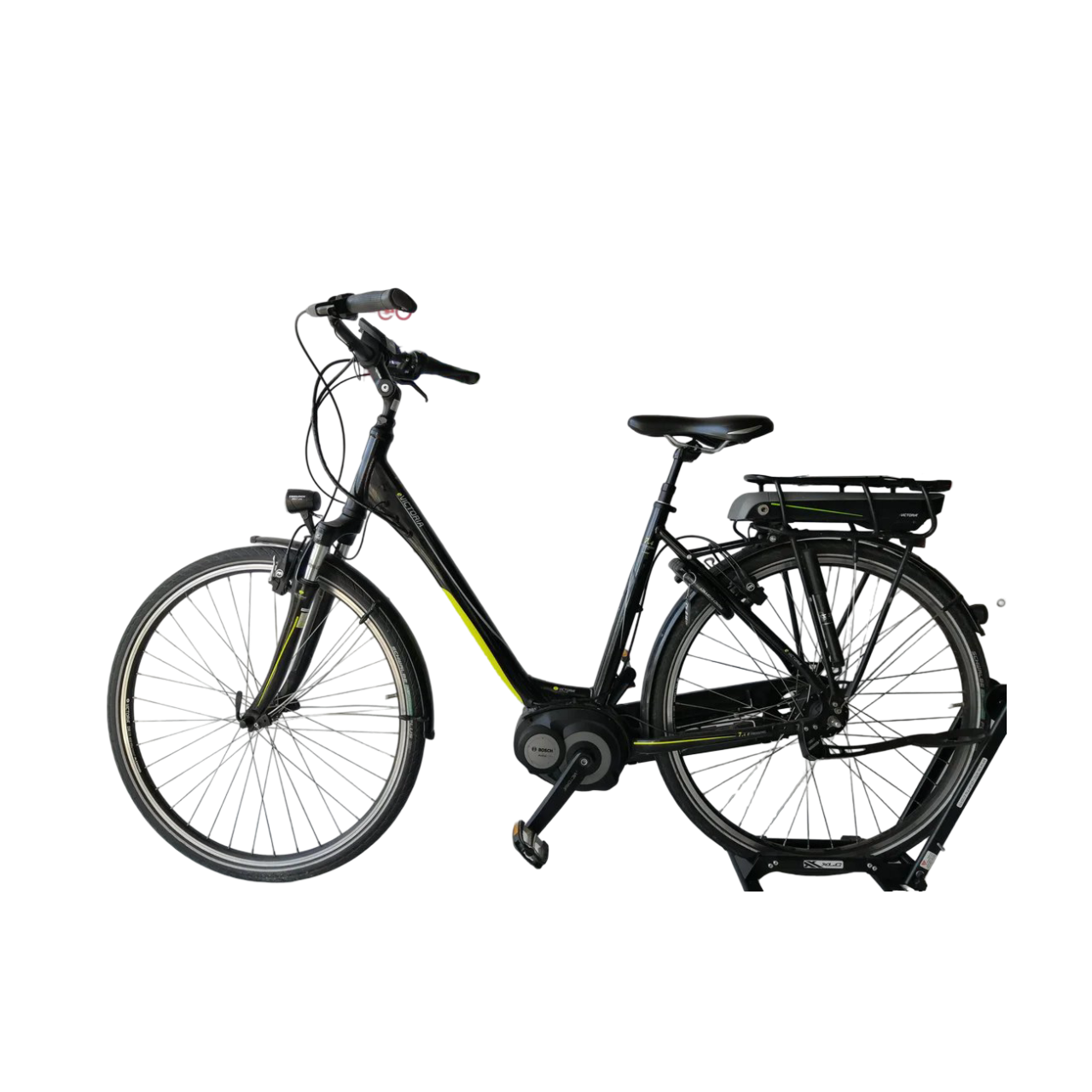 Victoria E-Trekking 7.4 Bosch Act Line Middenmotor Lage instap Zwart 51cm